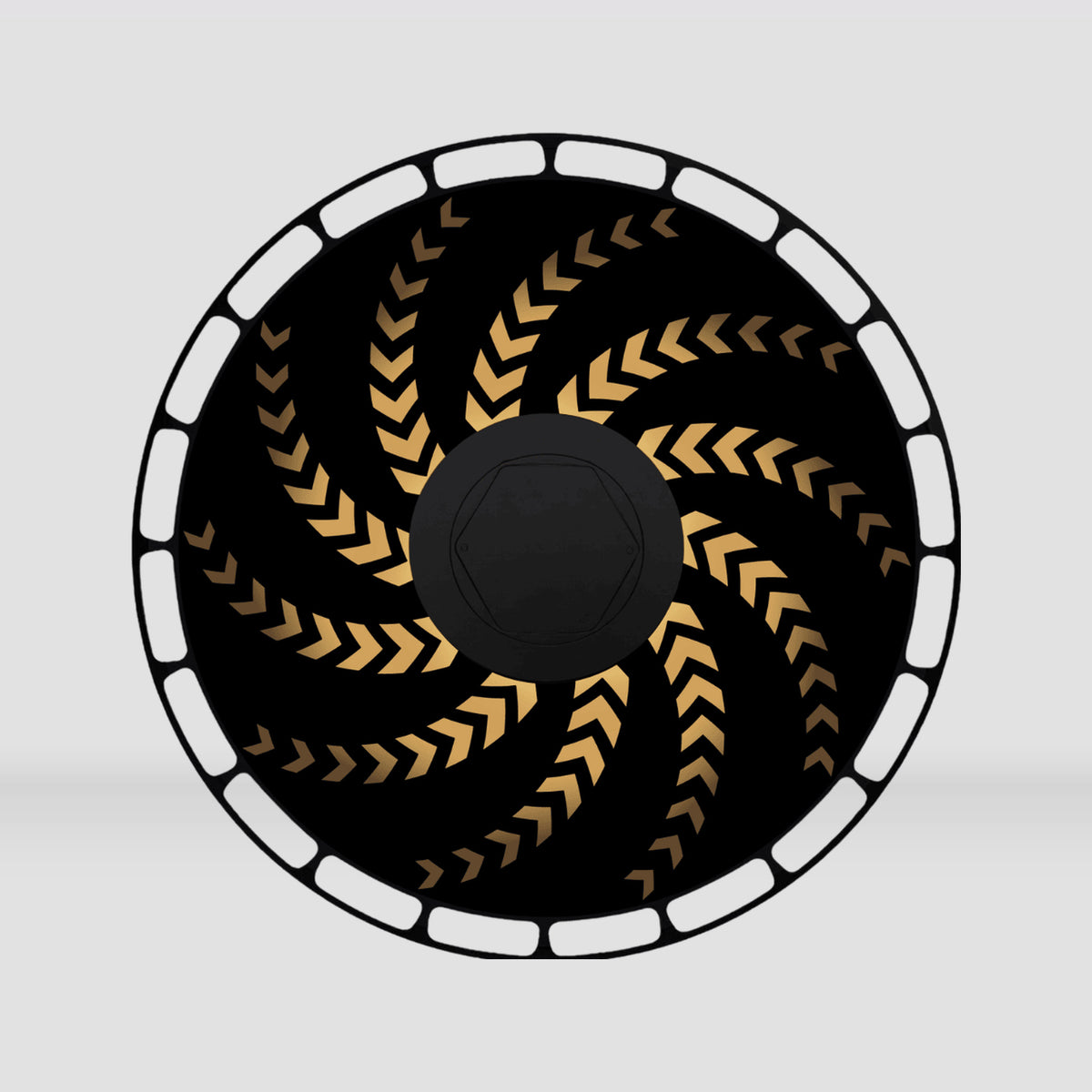 Gearteeth Aero Wheel Covers by Hocenlub — single aero wheel cover