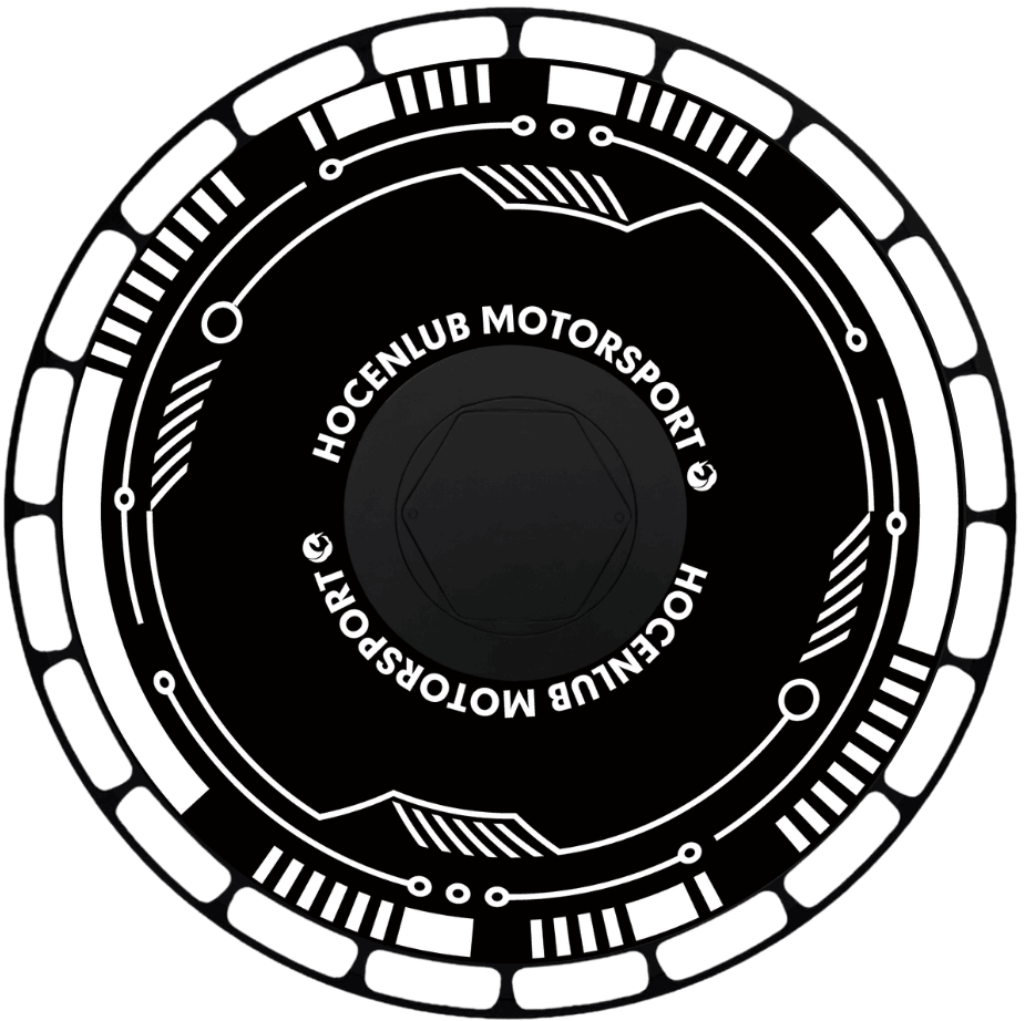 Sweepline aero wheel cover — face view