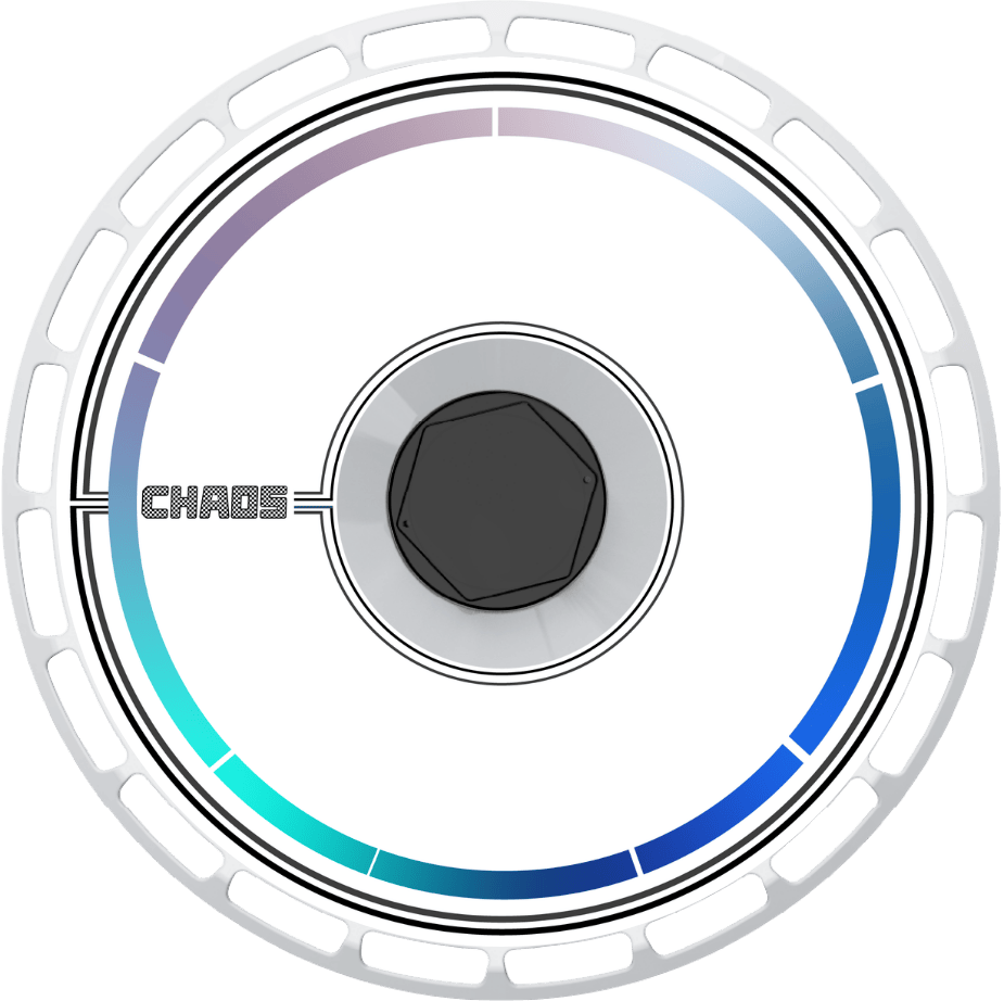 Redring aero wheel cover — face view