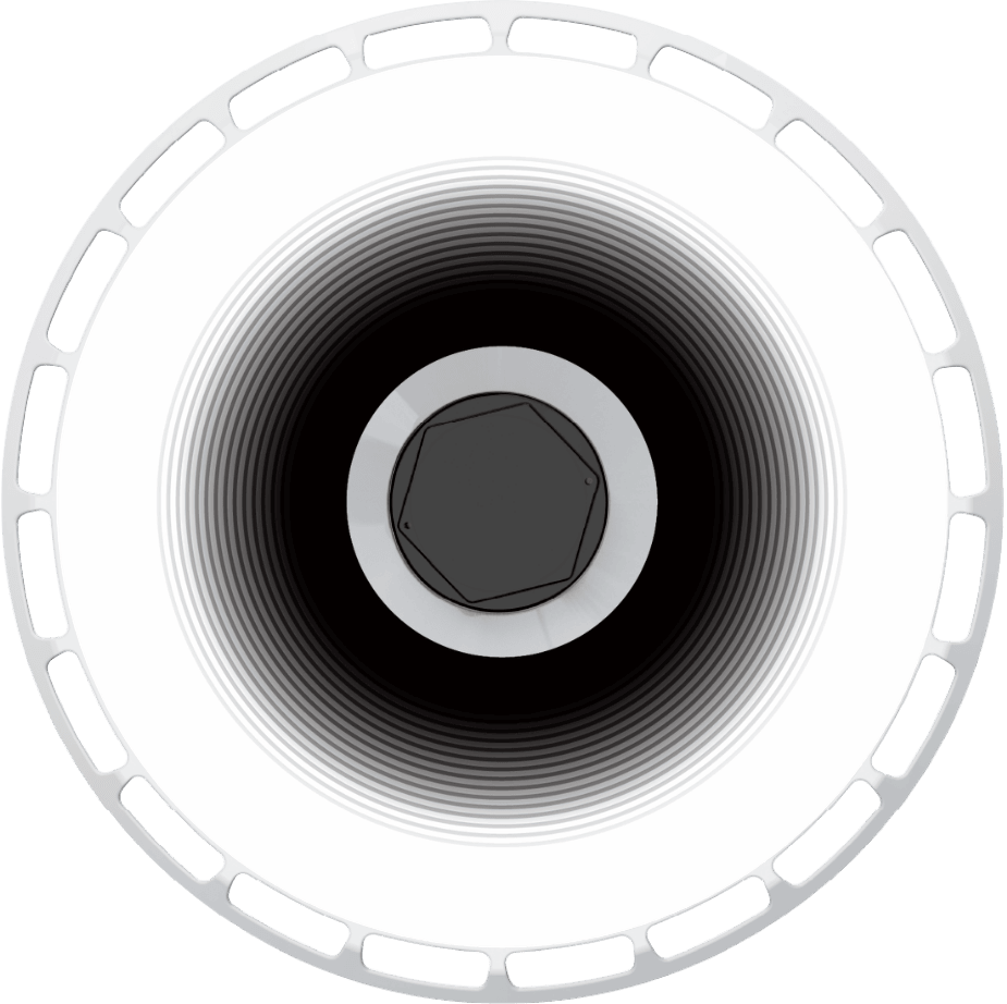 Chessline aero wheel cover — face view