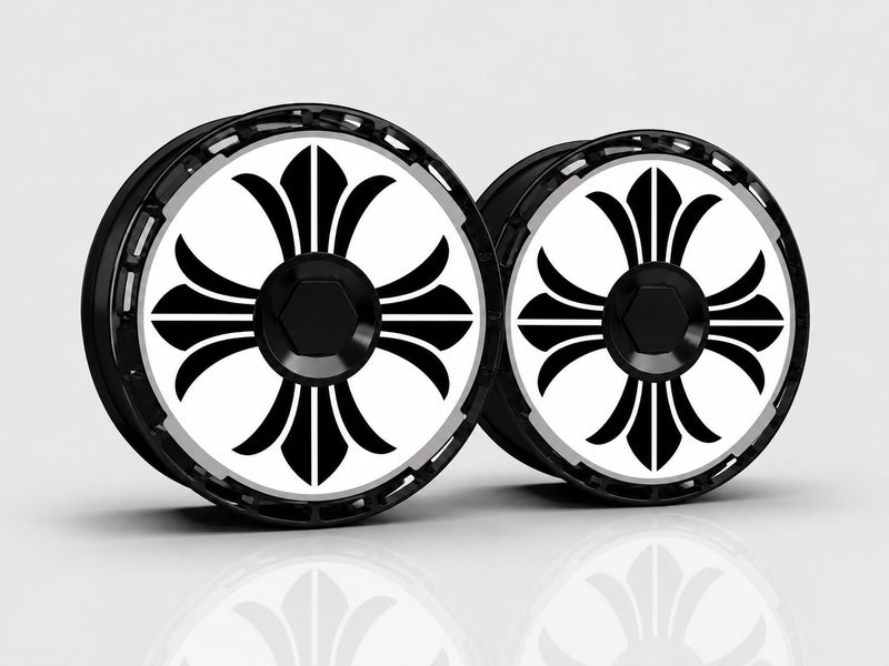 Cathedral aero wheel covers — set of 4, studio render