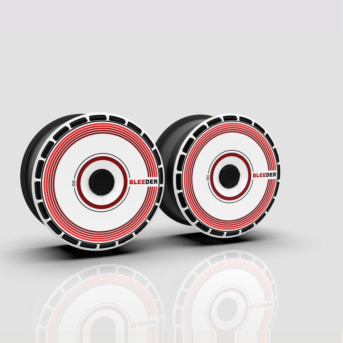 Radiance aero wheel covers — set of 4, studio render
