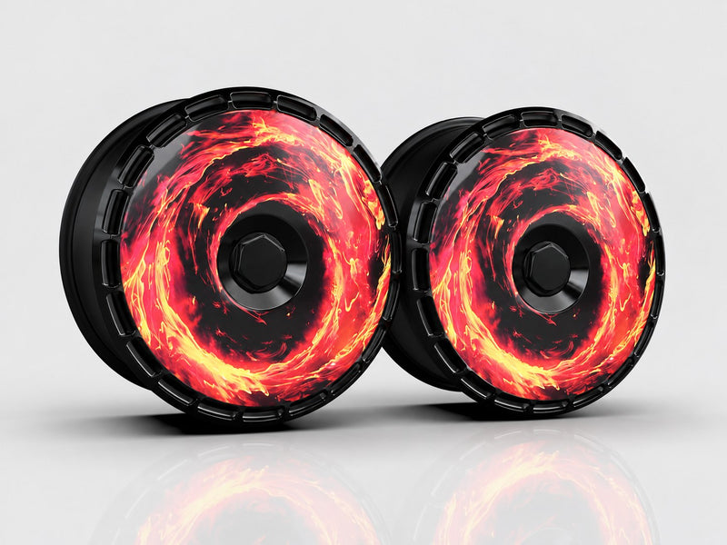 Inferno aero wheel covers — set of 4, studio render