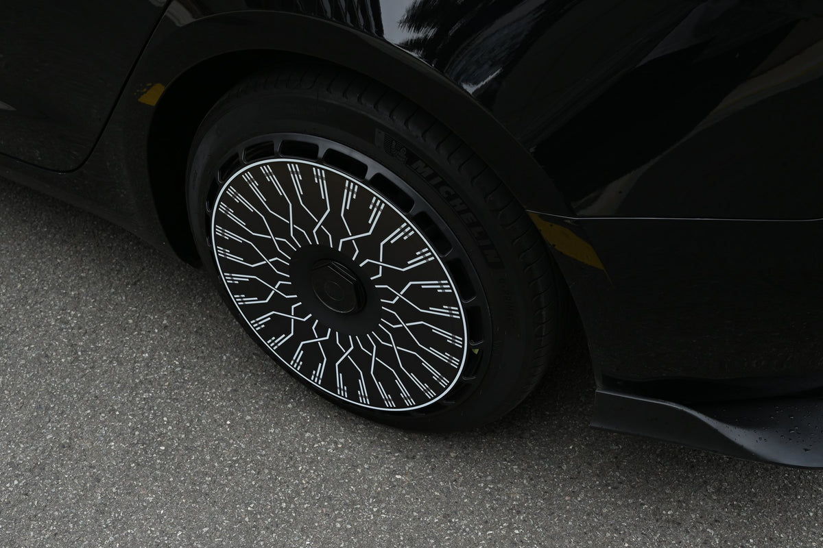 Scribble wheel covers — real-world photo