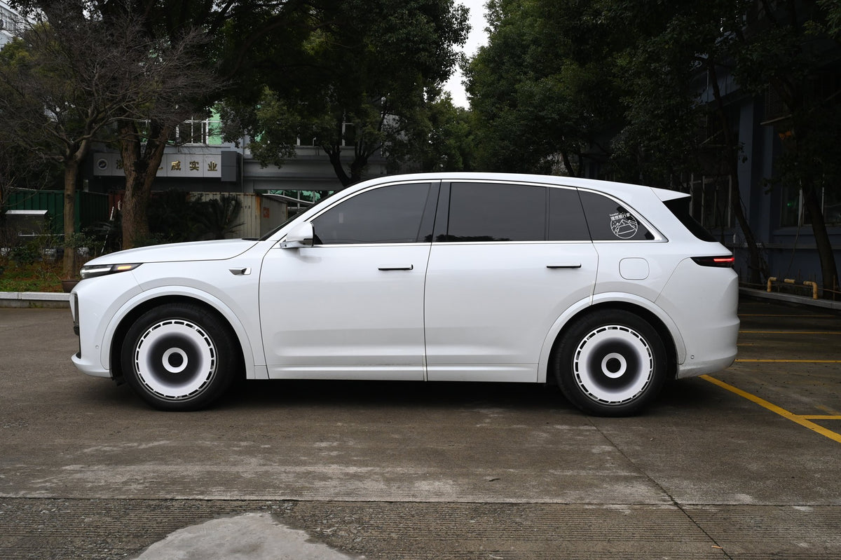 Chessline wheel covers — real-world photo