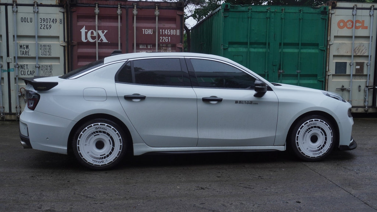 Nebulite wheel covers — real-world photo