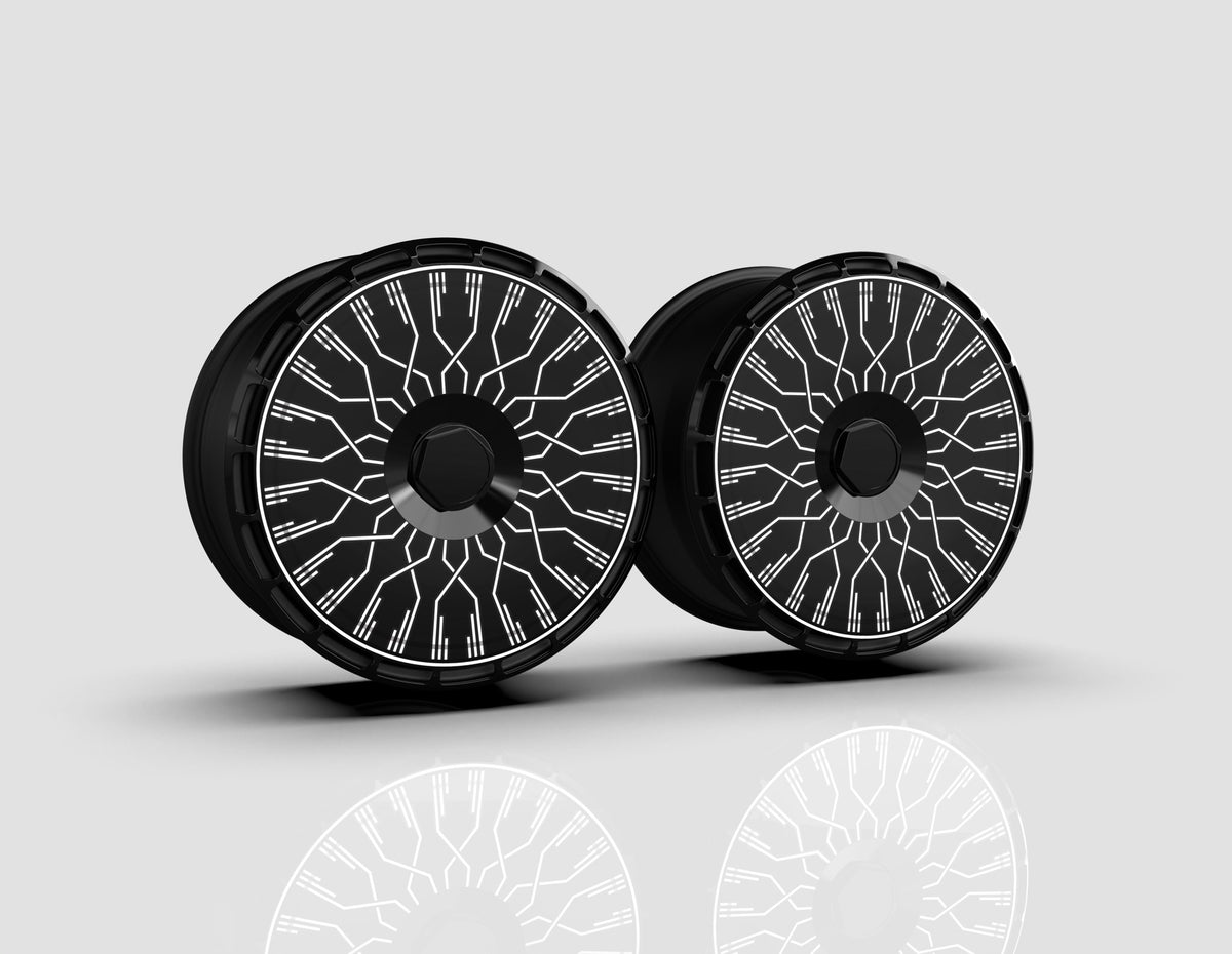 Scribble aero wheel covers — studio render