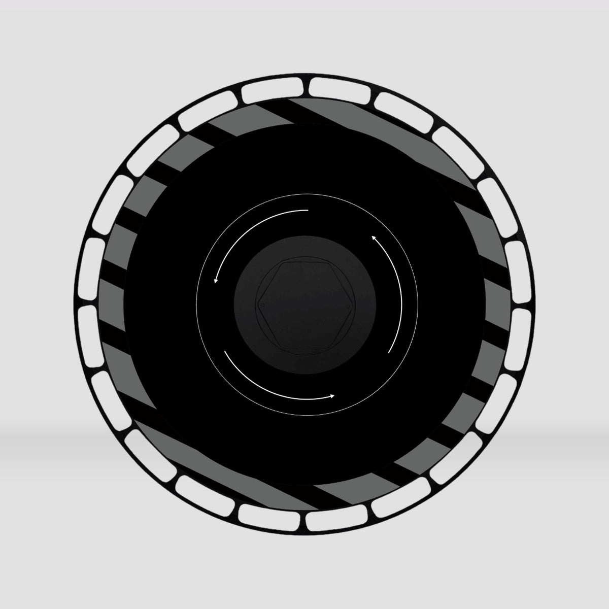 Nocturne Aero Wheel Covers by Hocenlub — single aero wheel cover