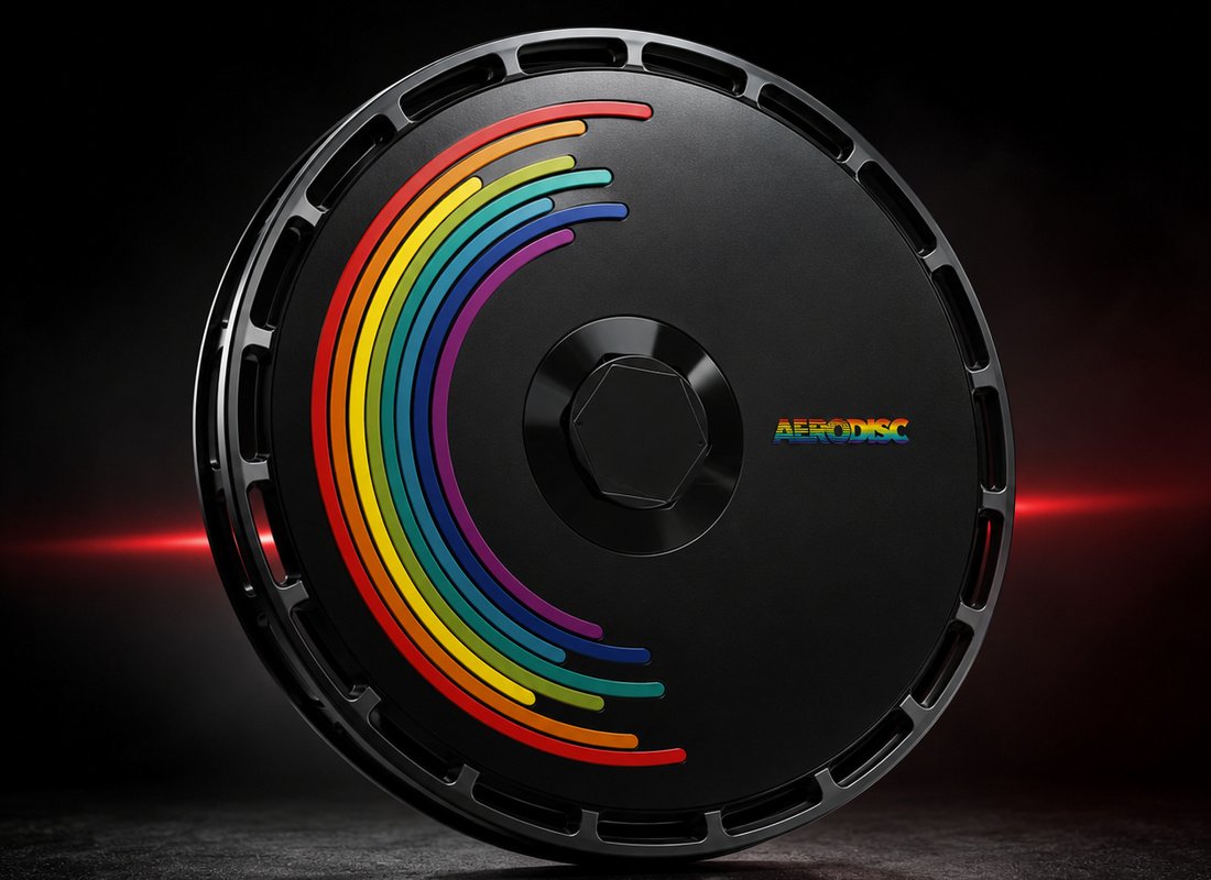 Aerodisc cover studio shot