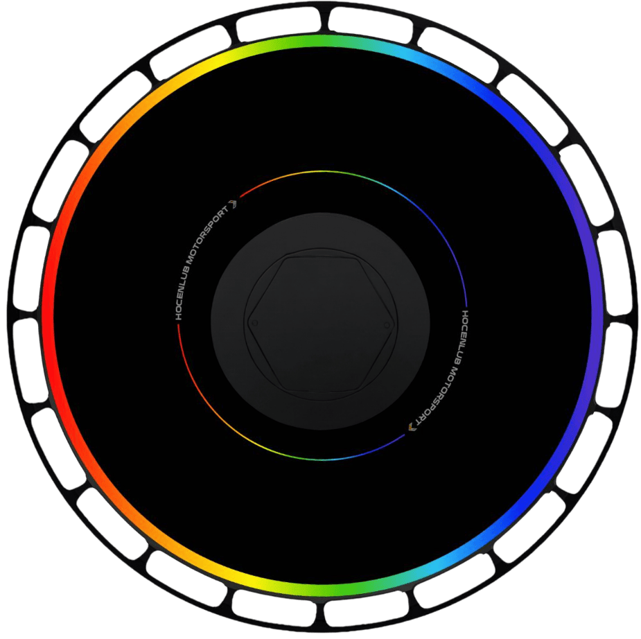 Spectrum aero wheel cover — face view
