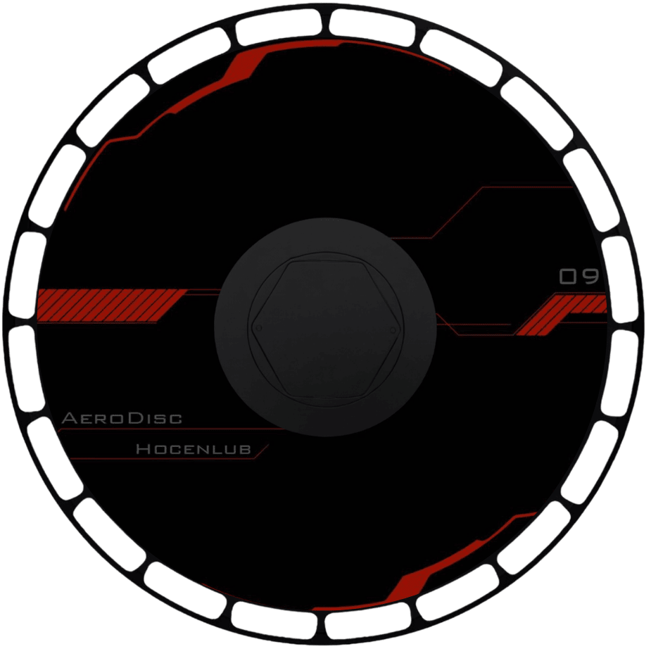 Redshift aero wheel cover — face view