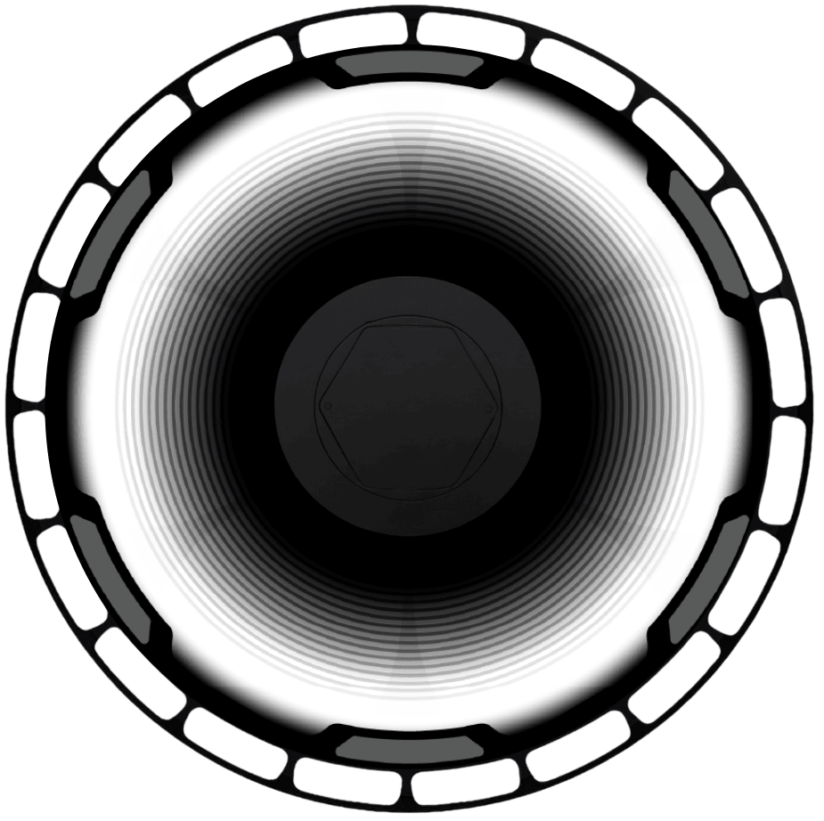 Corona aero wheel cover — face view
