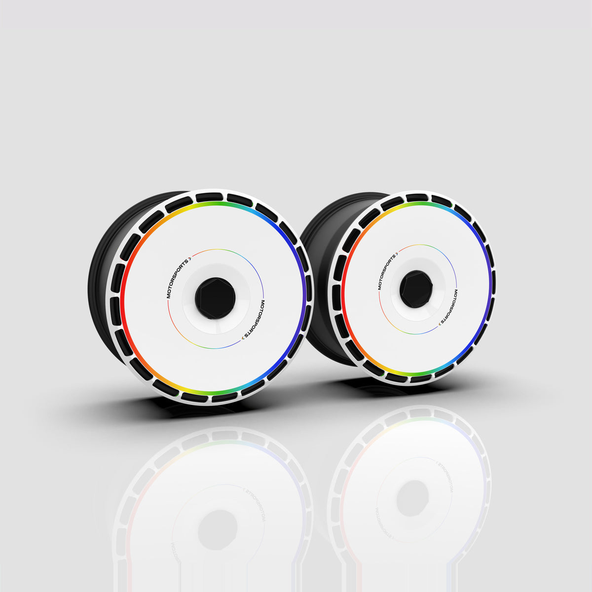 Fineline aero wheel covers — set of 4, studio render