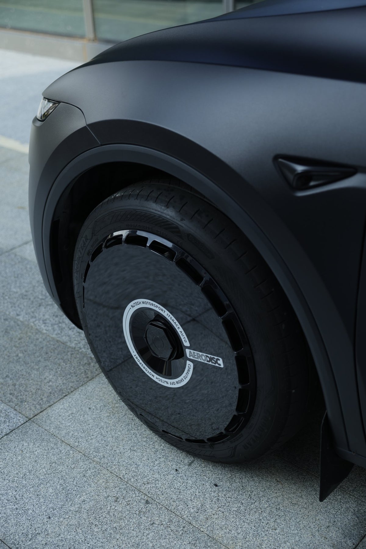 Sweepline wheel covers — real-world photo