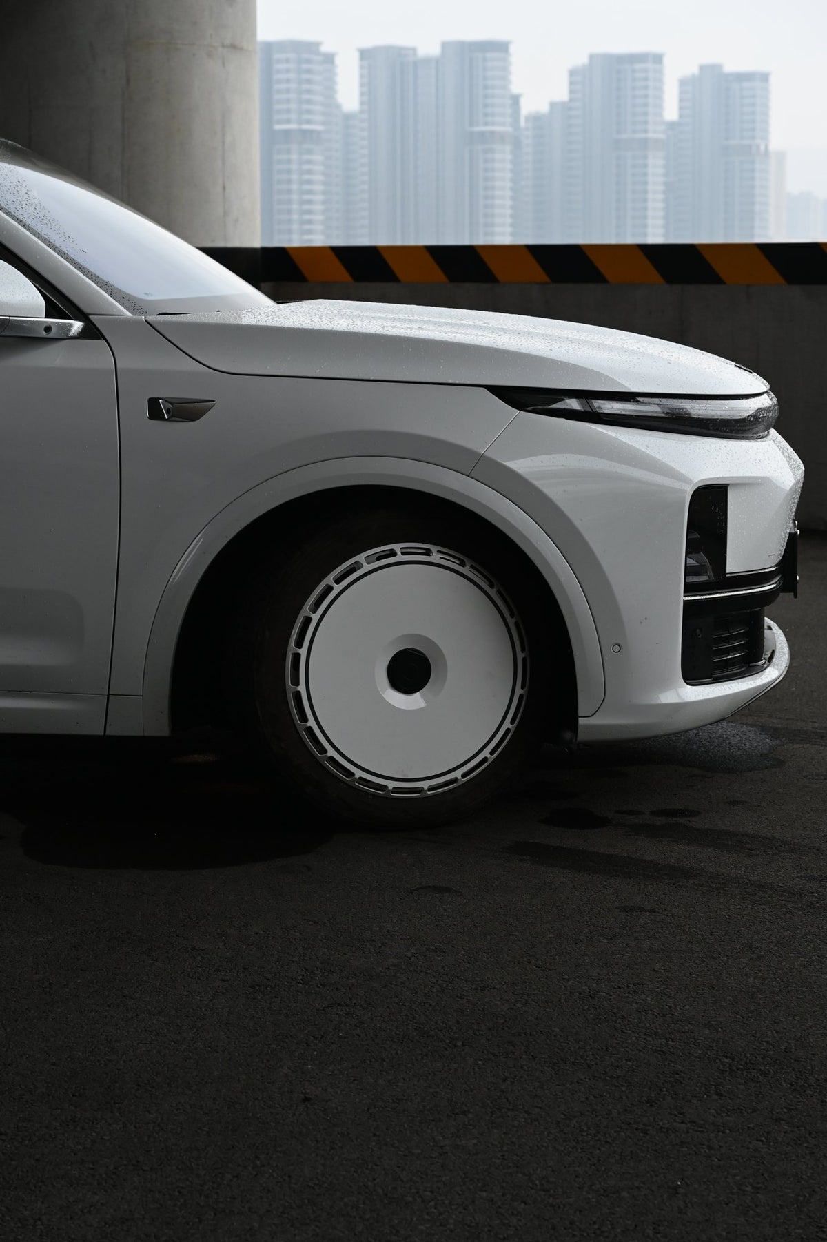 Slate wheel covers — real-world photo