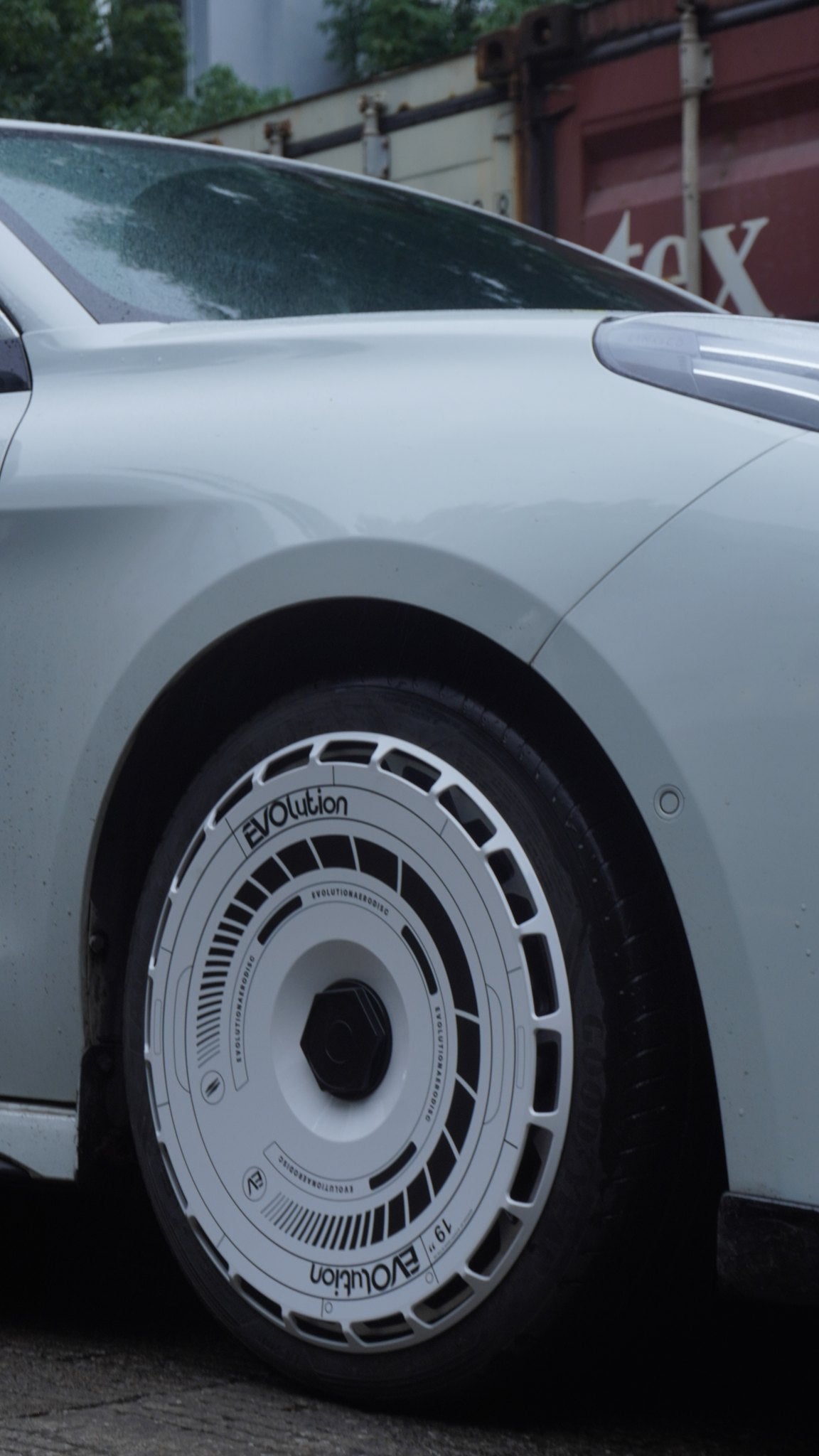 Nebulite wheel covers — real-world photo