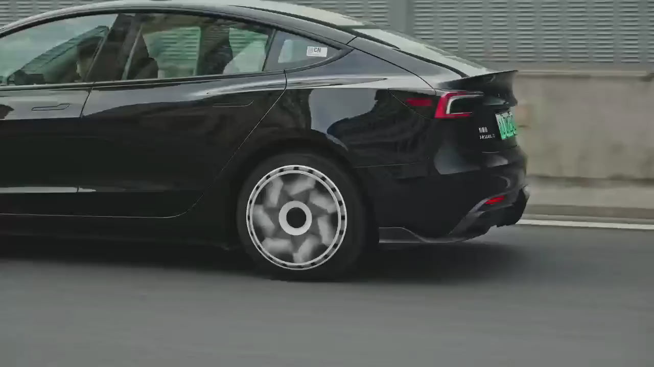 Meshwork wheel covers — on-car video