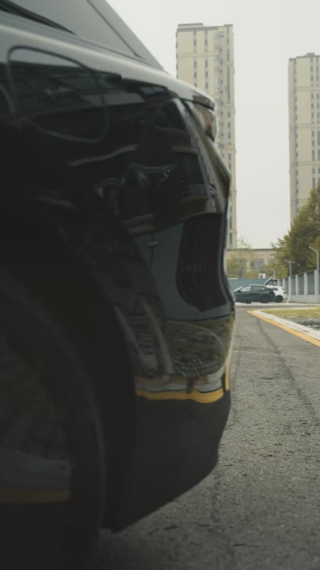 Pure Black wheel covers — on-car video