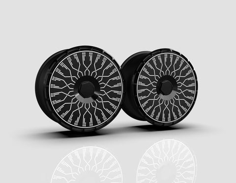 Scribble Aero Wheel Covers by Hocenlub (Set of 4)