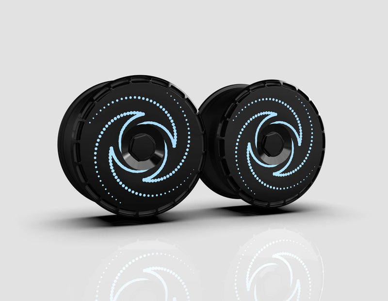 Starweave aero wheel covers — studio render