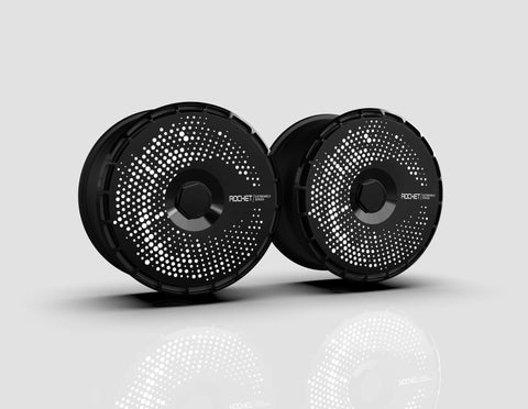Halftone Aero Wheel Covers by Hocenlub (Set of 4)