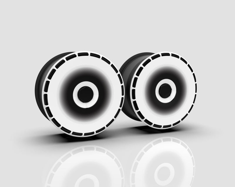 Chessline aero wheel covers — studio render